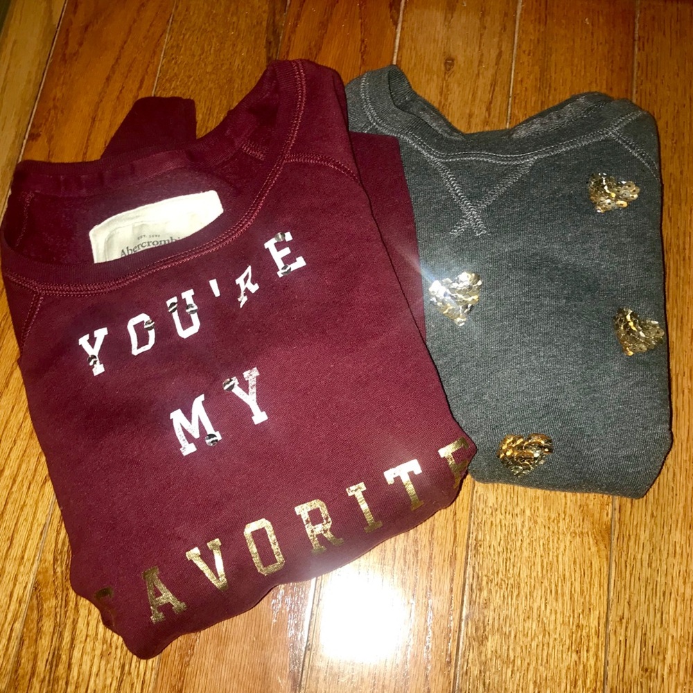 |Abercrombie & Fitch| Sweatshirt Sweater Lot 2 XS
